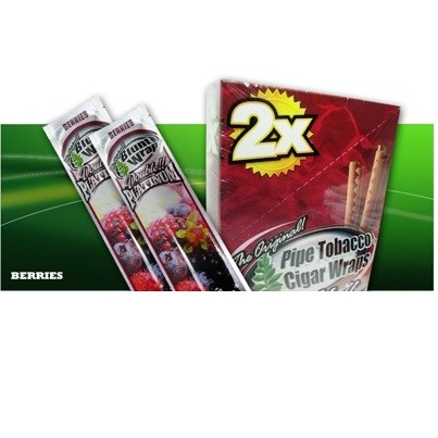 Sobre con 2 envolturas sabor BAYAS ( BERRIES ) para cigarros, Double Platinum