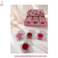 2 en 1 Rubor y Labial FAVOR BEAUTY 3 Tonos 6 x 6 cm caja con 12 pza. precio por 1 pza. LG3777