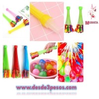 Bolsa con 3 tiras de GLOBOS MAGICOS con  37 globos cada uno