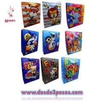 Bolsa de Regalo de CartÃ³n Duro Surtida en Varios Modelos en 3D 26 x 32cm