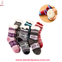 Calcetines Antideslizantes Térmicos juvenil - Talla 6-12 años varios diseños