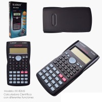 Calculadora Cientifica con Pantalla de 2 Lineas, Modelo SM-82MS.