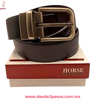 CinturÃ³n reversible de piel vegana para hombre Negro/MarrÃ³n 115 cm 