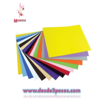 FOAMY TAMAÃ‘O CARTA LISO VARIOS COLORES 1pza.