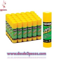 Lapiz Adhesivo DIXON 8g. Paquete con 30pza. Precio por pza.