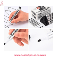 Marcadores caja con 10 pza. Borrables EMING de Punta Fina 13cm - ¡Traza con Precisión! 14x2cm. S-529