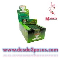Papel para Cigarro HORNET Sabor GREEN APPLE Sobre con 50 sabanas 