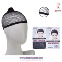 Paquete con 12 Red Para Cabello en color negro 