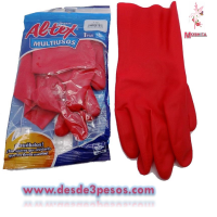 Par de Guantes Multiusos 10% latex natural # 7 1/2