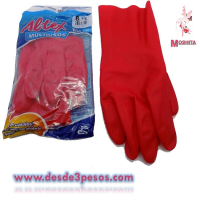Par de Guantes Multiusos 10% latex natural # 8 1/2