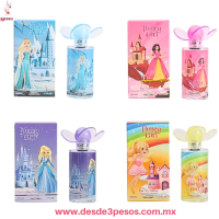 Perfume Infantil Presentacion Princesas Honey Girl 50 ml 4 Aromas Frutales 