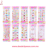Planilla Pedreria Multicolor varios Modelos 24 x 11.5 cm ZT25-1