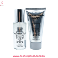 Set de Perfume y Gel de Ducha ROBOT HOMME Revitalizante 90 y 75 ml VL9058-89