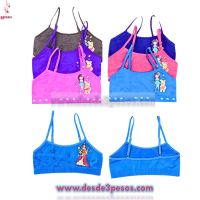 Top Infantil 4 -8 aprx. Tela Microfibra ajustable en colores 