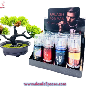  Spray Corporal BODY SPLASH FOR MAN diferentes aromas PARA Caballero 88ml.