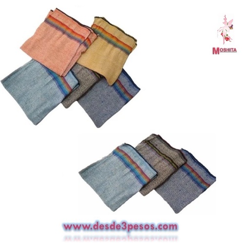 Trapos  De Cocina en Tela 41 x 46cm. en varios colores 