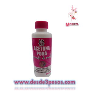 Acetona Pura Remocedor de esmalte 125ml. RPyp.