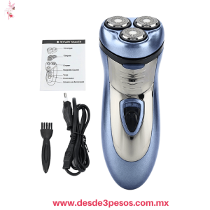 Afeitadora facial Recargable triple hoja flotante 16 X 6 CM Modelo SK-316