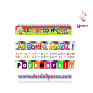 Alfabeto móvil grande pasta delgada 1 Juego de letras mayúsculas de la A a la Z 