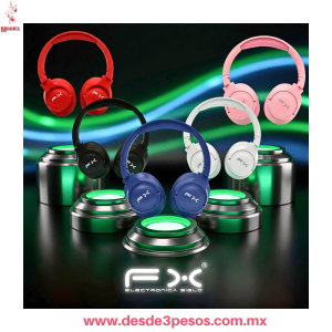 Audífonos Inalámbricos FX Bluetooth EAR-P82 en color 