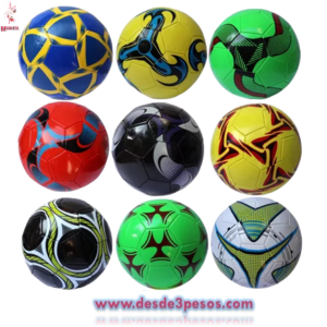 Balón Futbol # 5 Económico 20 cm. Diámetro, Varios diseños