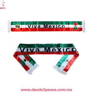 Banda Decorativa de la Seleccion México 1 metro de largo x 6 de ancho RS25L-7