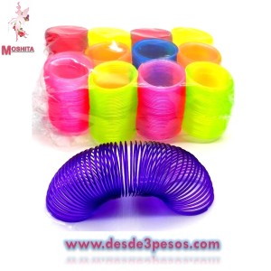 Bolsa con 12 Gusanos de Plastico en colores 3cm de Diametro 