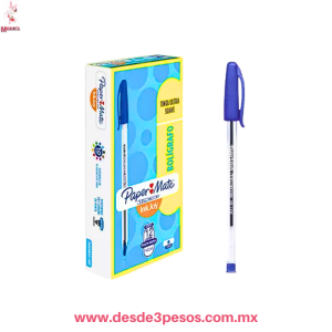 Caja con 12 Boligrafos KILOMETRICO en color AZUL 