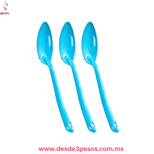 Cuchara Peltre Azul #30 de largo