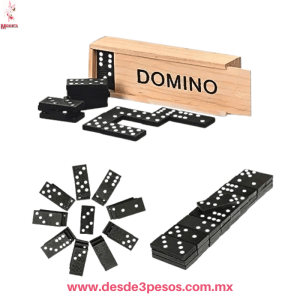 DOMINO de madera,  14x 5 cm