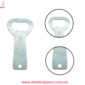 Destapador de Acero, Plano 7cm. De largo 