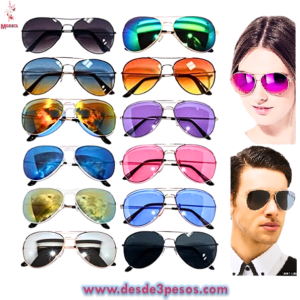 Lentes de sol varios modelos unisex adulto.