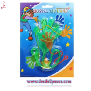 Mano Pegaloco en Blister Individual con Mango de plastico
