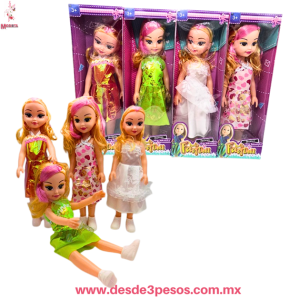 MuÃ±eca Musical Fashion FaQin 30cm alto, ya incluye baterias,  C-037