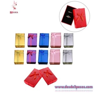 Paquete con 24 Cajas de Regalo para pulsera / reloj colores 5 x 8 cm