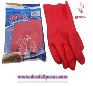 Par de Guantes Multiusos 10% latex natural #9