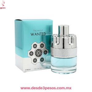 Perfume para Caballero WANTED Azul 100 ml. 