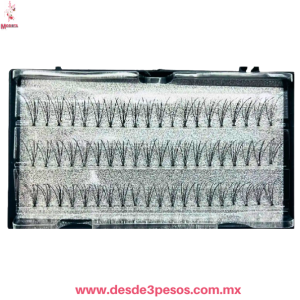 Pestañas Postizas 3x3 FAVOR BEAUTY 3 Grupos de 20, 10mm. 