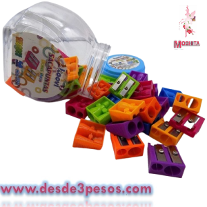 Sacapuntas KOOVI  Doble en varios colores