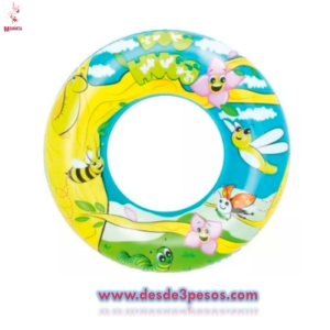 Salvavidas Dona Inflable en colores Decoracion Acuatica.70cm. Diametro 