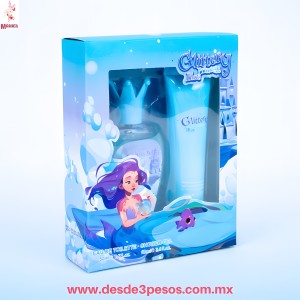 Set Perfume y Crema para Niña Princesa Sirenita 50 ml. VL8036-5