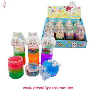 Slime Garfield 3 tonos con glitter y muÃ±eco de goma figuras de Ballerina 