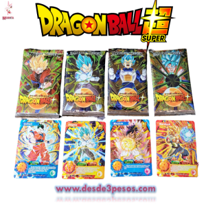 Sobre con  10 Tarjetas de DRAGON BALL 8.5 x 6 cms