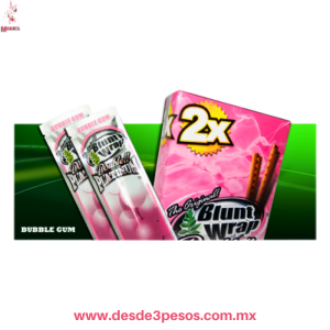 Sobre con 2 envolturas sabor CHICLE (BUBBLE GUM) para cigarros, Double Platinum