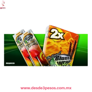 Sobre con 2 envolturas sabor MANGO ( MELLO MANGO) para cigarros, Double Platinum