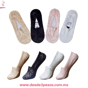 Tin Protector Invisible Para Dama Encaje Unitalla en colores 